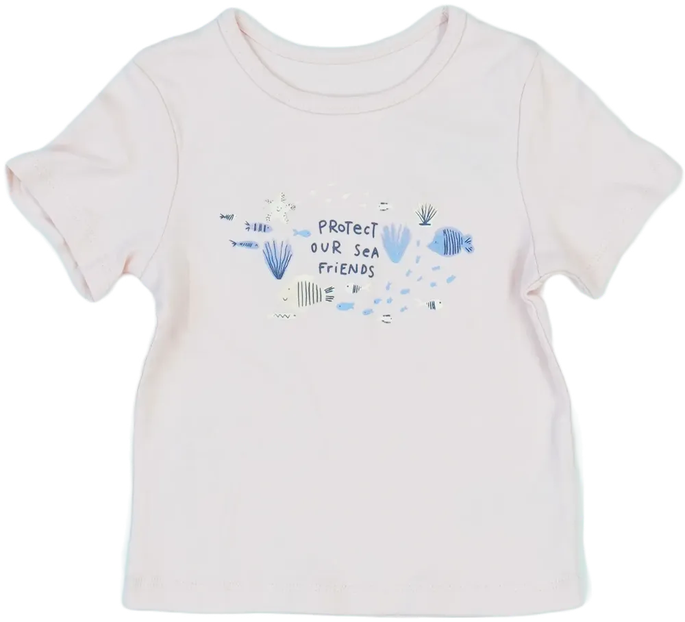 Rózsaszín George Póló EU 80 / UK 9-12 hónap / US 12 hónap