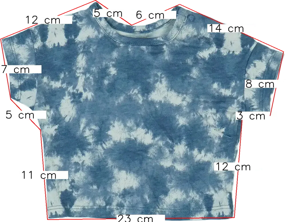 Többszínű George Póló EU 50 / UK Újszülött / US Újszülött