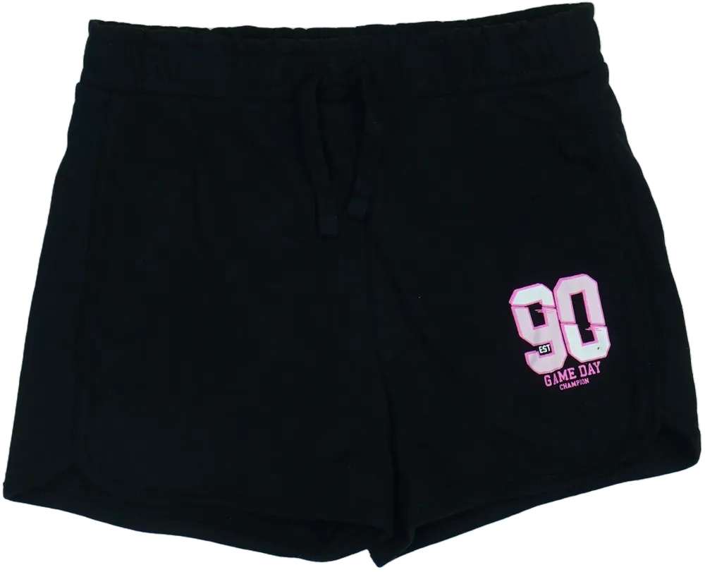 Fekete George Rövidnadrág EU 134 / UK 9 év / US 9 év/L