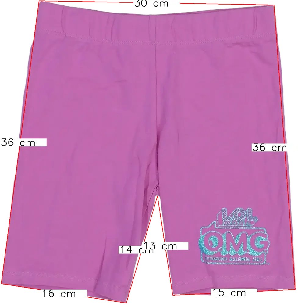 Rózsaszín LOL Rövidnadrág EU 140 / UK 10 év / US 10 év/L