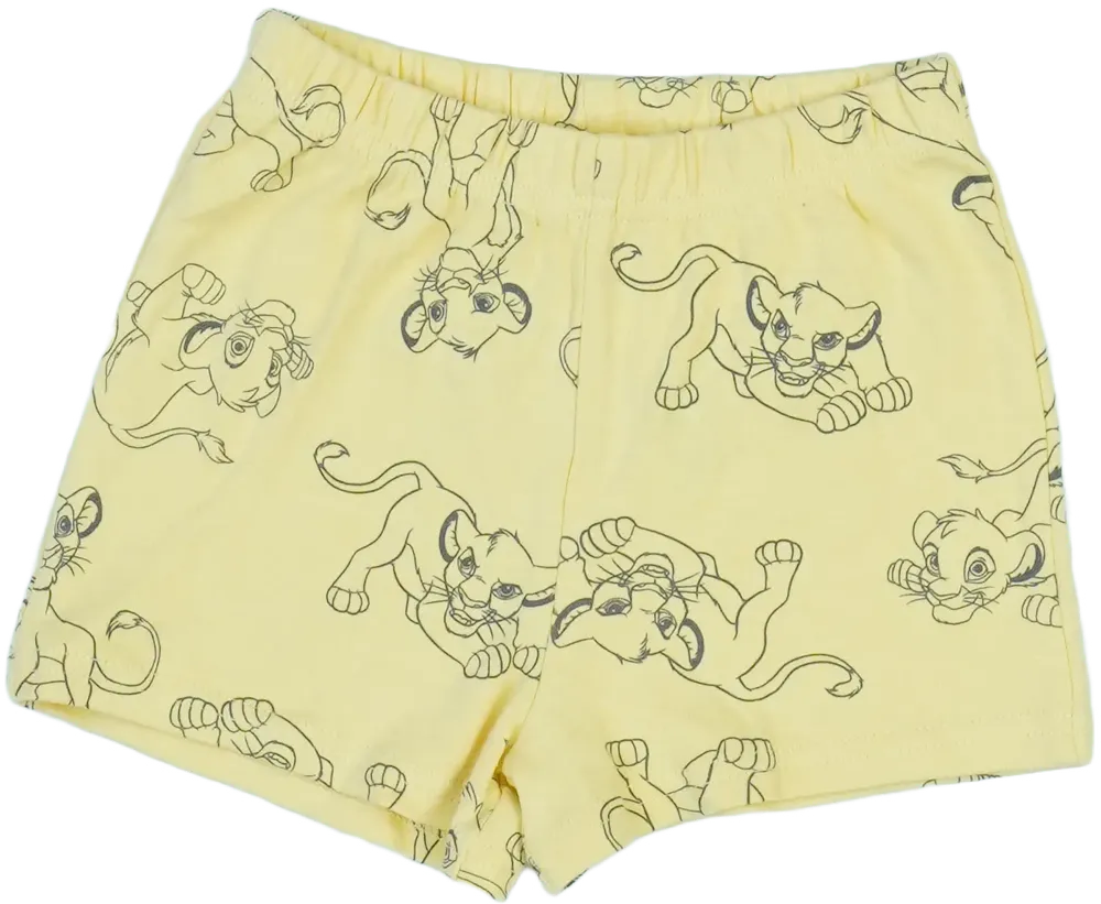 Sárga Disney Rövidnadrág EU 92 / UK 2 év / US 2T