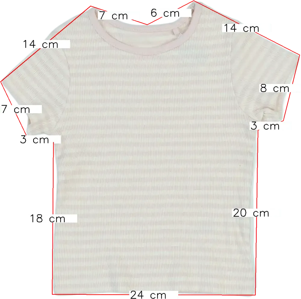 Rózsaszín George Póló EU 86 / UK 12-18 hónap / US 18 hónap