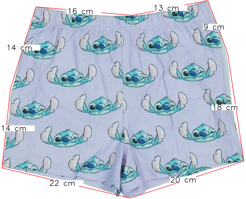 Lila Disney Rövidnadrág EU 134 / UK 9 év / US 9 év/L