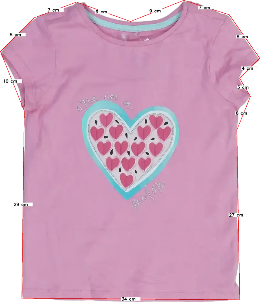 Rózsaszín George Póló EU 116 / UK 6 év / US 6 év/S