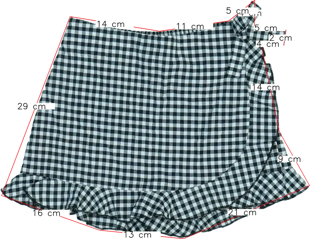 Fekete George Szoknyanadrág EU 122 / UK 7 év / US 7 év/M