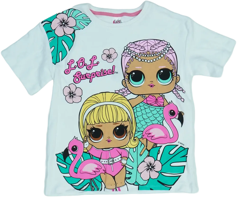 Fehér LOL Póló EU 134 / UK 9 év / US 9 év/L