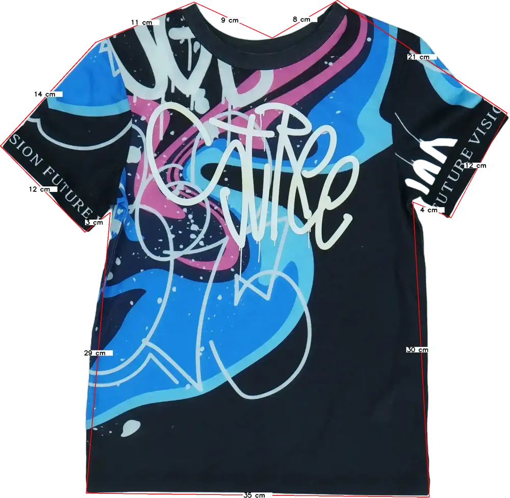 Fekete George Póló EU 122 / UK 7 év / US 7 év/M