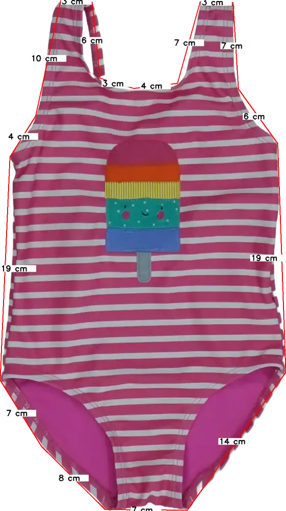 Rózsaszín Next Fürdőruha EU 86 / UK 12-18 hónap / US 18 hónap