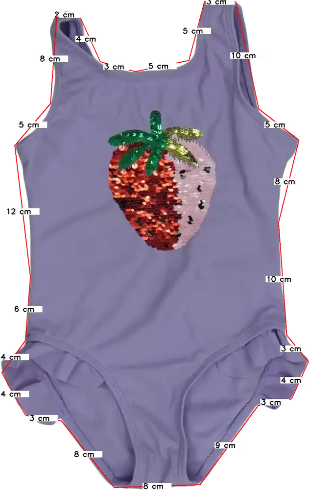 Lila Angel Kids Fürdőruha EU 98 / UK 3 év / US 3T