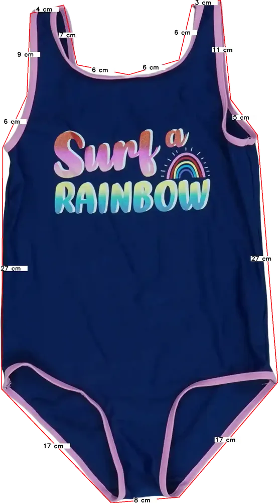 Kék TU Fürdőruha EU 140 / UK 10 év / US 10 év/L