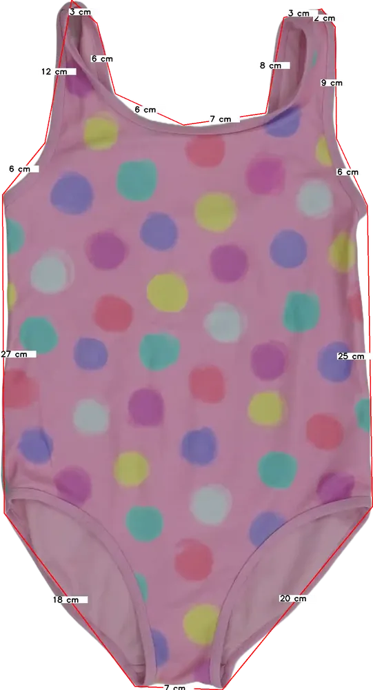 Rózsaszín TU Fürdőruha EU 140 / UK 10 év / US 10 év/L