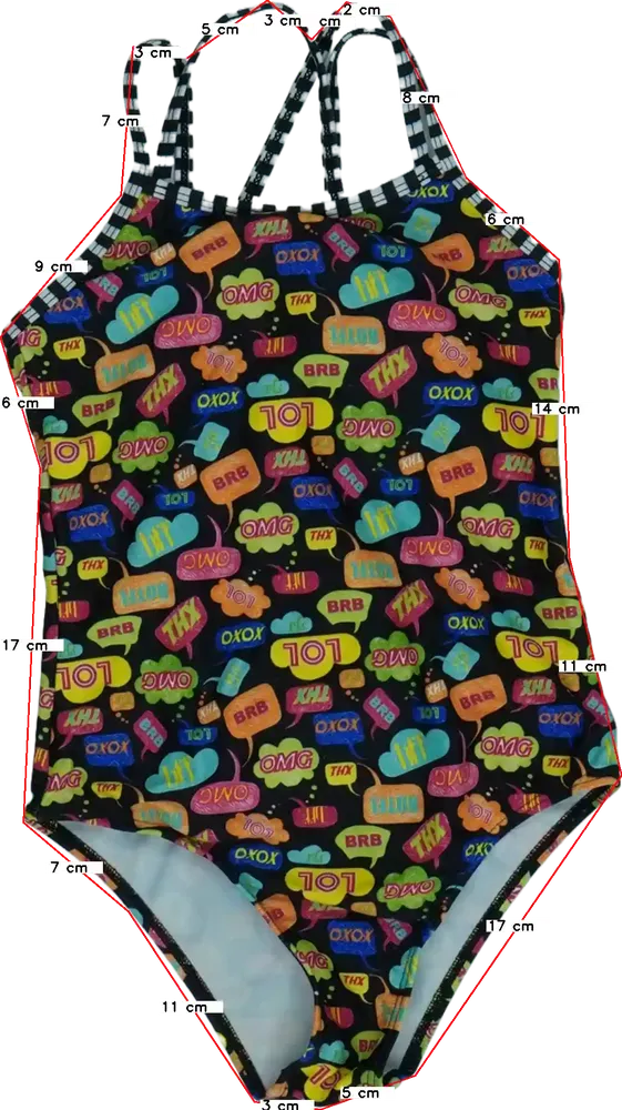 Fekete Egyéb Fürdőruha EU 128 / UK 8 év / US 8 év/M