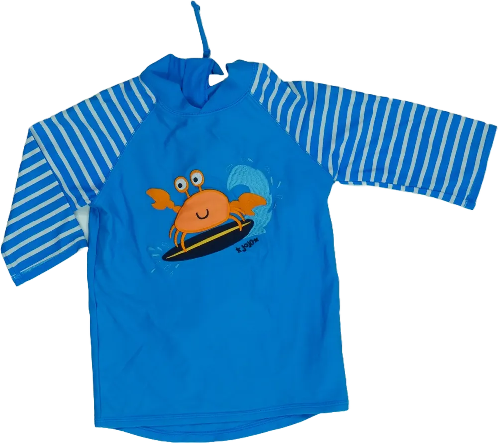 Blue JoJo Maman Bébé Rashguard EU 110 / UK 5 years / US 5 years/XS