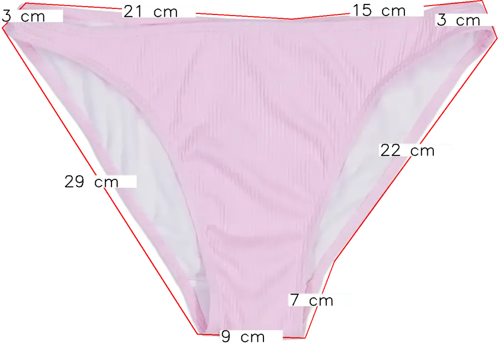 Rózsaszín George Bikini alsó EU 176 / UK 16 év / US XL