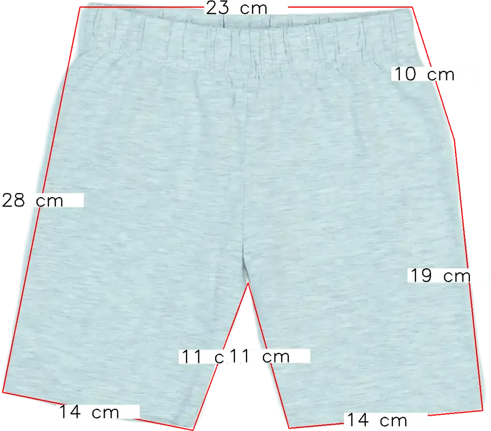 Szürke George Rövidnadrág EU 122 / UK 7 év / US 7 év/M