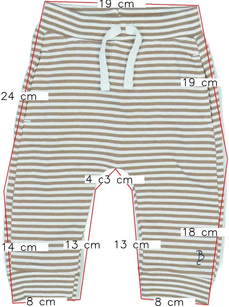 Barna George Melegítőnadrág EU 68 / UK 3-6 hónap / US 3-6 hónap