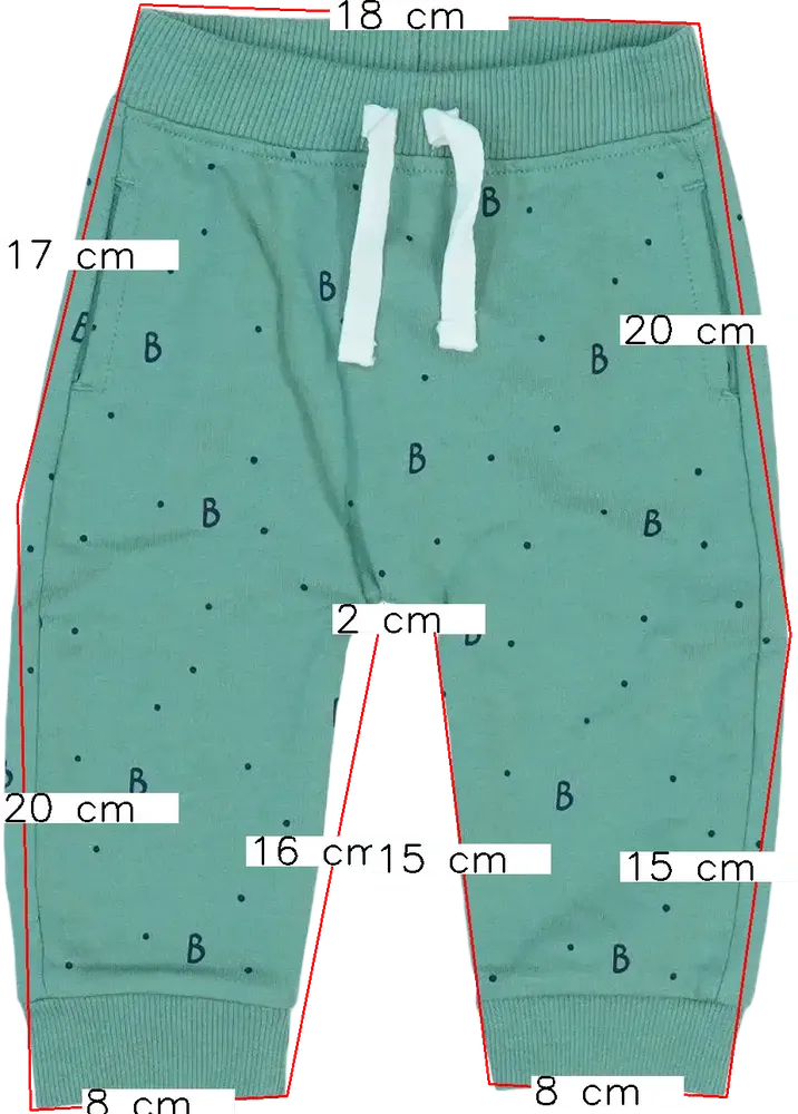 Zöld George Melegítőnadrág EU 68 / UK 3-6 hónap / US 3-6 hónap