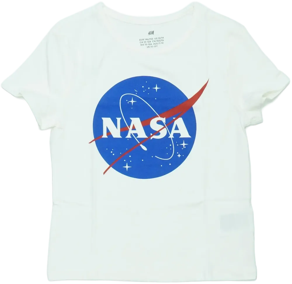 Fehér H&amp;M Póló EU 116 / UK 6 év / US 6 év/S