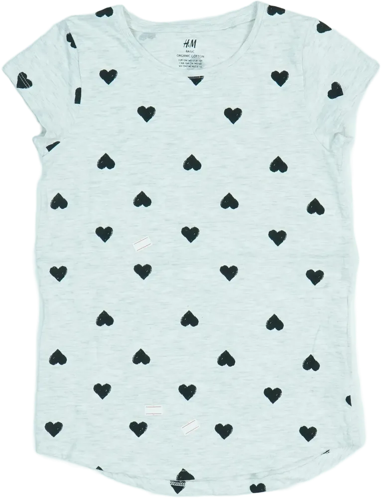 Szürke H&amp;M Póló EU 140 / UK 10 év / US 10 év/L