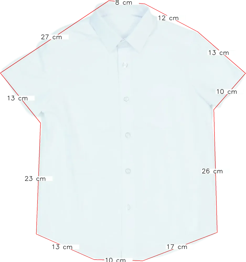 Fehér George Ing EU 110 / UK 5 év / US 5 év/XS