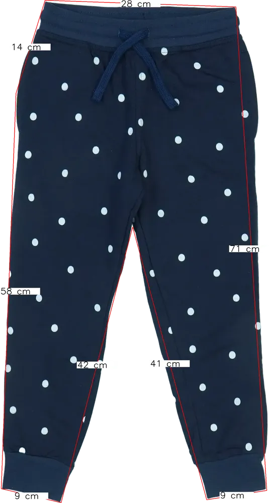 Kék Basic Collection Melegítőnadrág EU 128 / UK 8 év / US 8 év/M