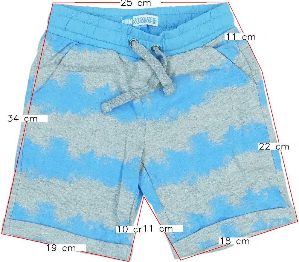 Kék PocoPiano Rövidnadrág EU 122 / UK 7 év / US 7 év/M