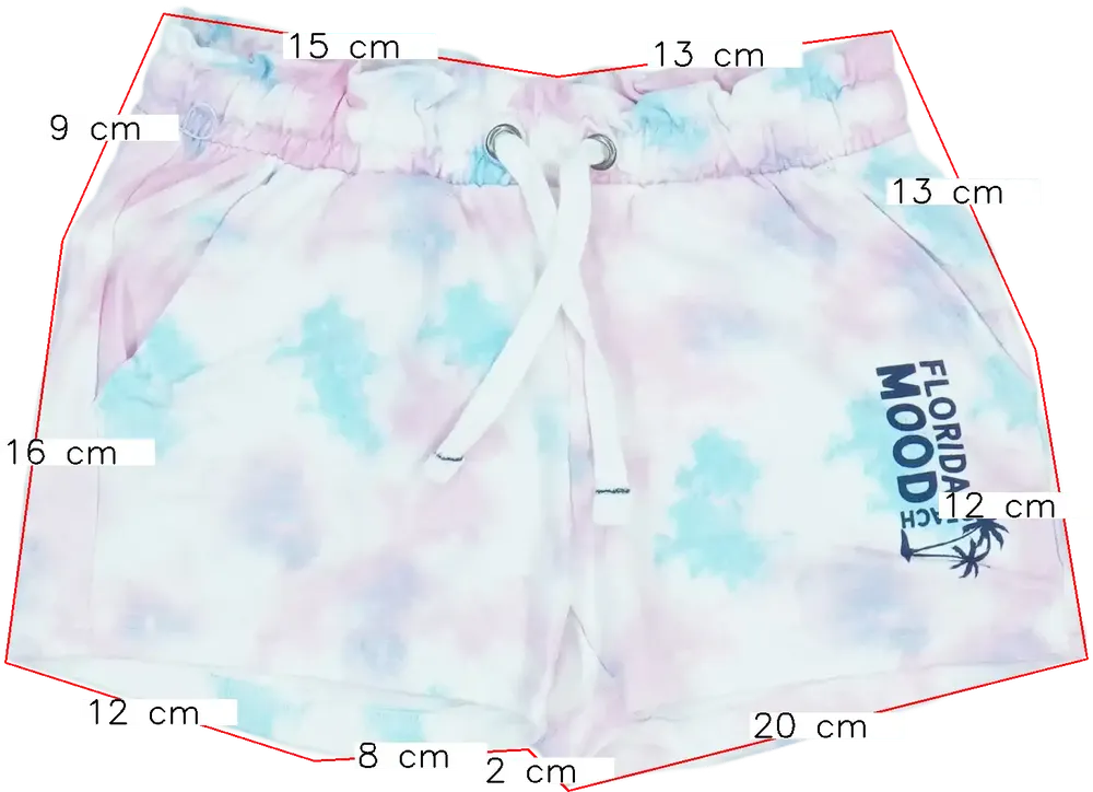 Rózsaszín PocoPiano Rövidnadrág EU 140 / UK 10 év / US 10 év/L