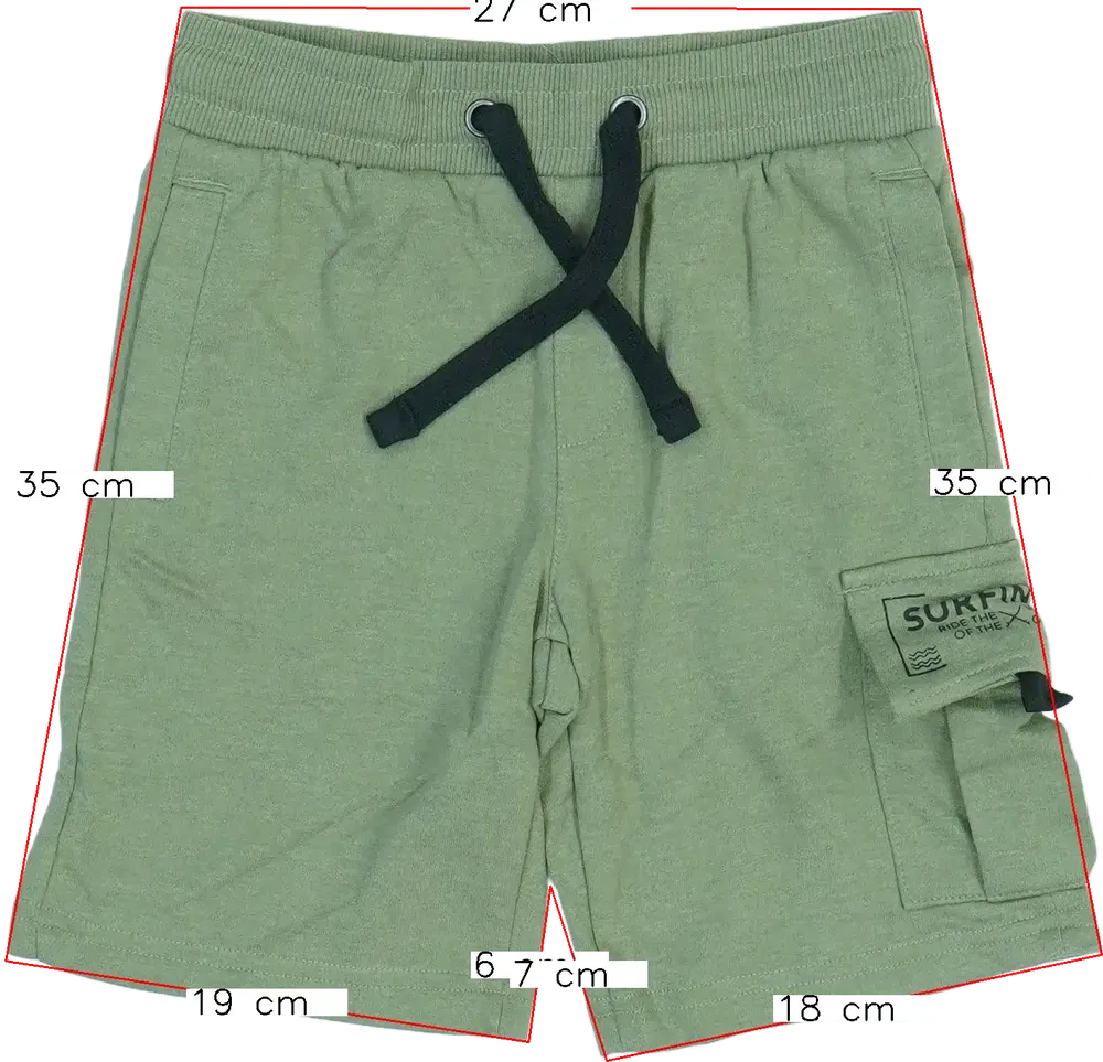 Zöld PocoPiano Rövidnadrág EU 122 / UK 7 év / US 7 év/M