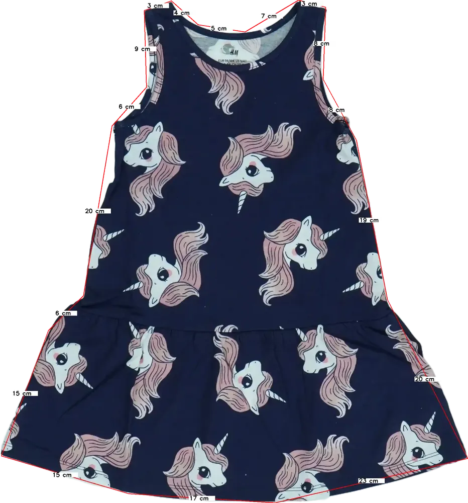 Kék H&amp;M Ruha EU 104 / UK 4 év / US 4T/XS