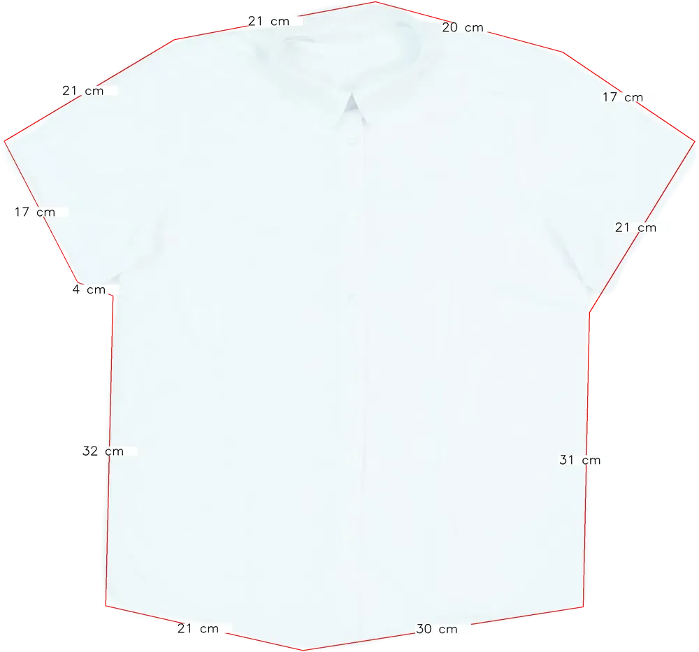 Fehér George Ing EU 176 / UK 16 év / US XL