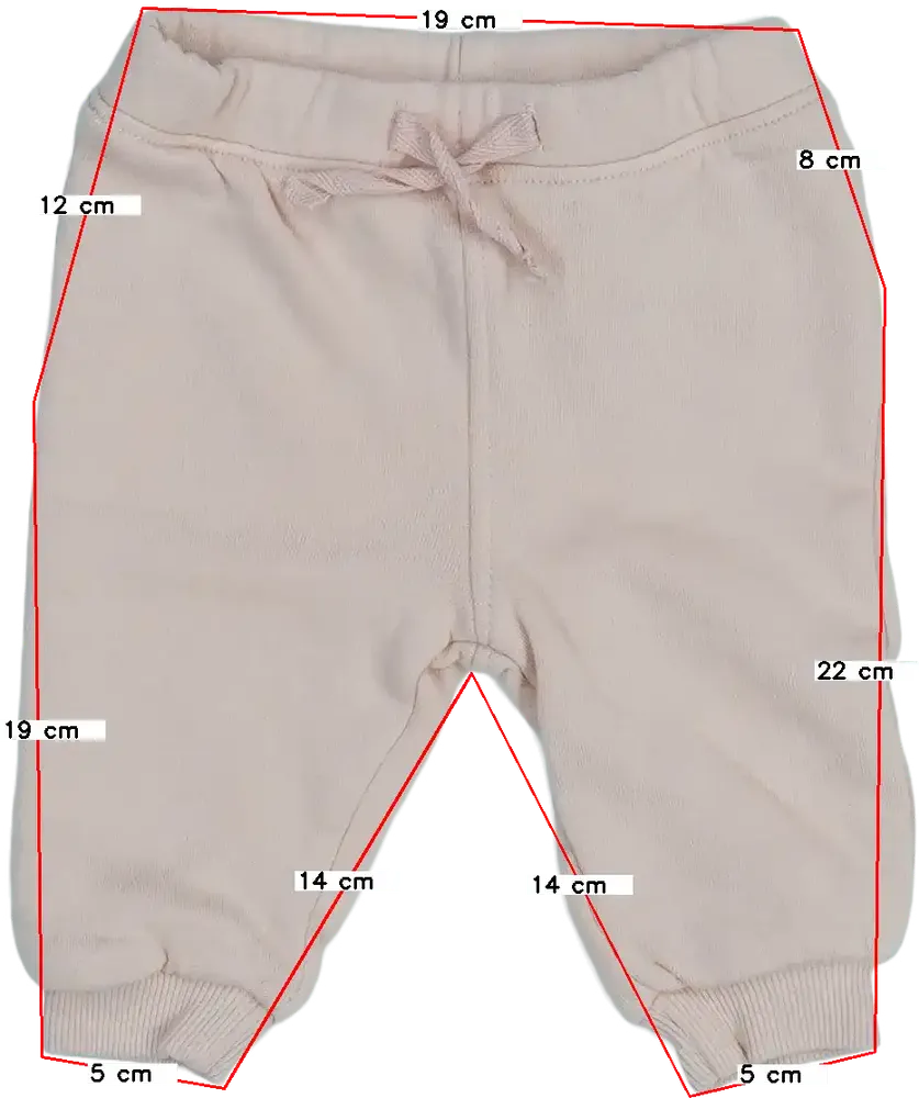 Rózsaszín DopoDopo Melegítőnadrág EU 62 / UK 0-3 hónap / US 0-3 hónap