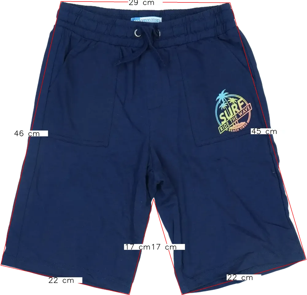 Kék PocoPiano Rövidnadrág EU 146 / UK 11 év / US 12 év/L