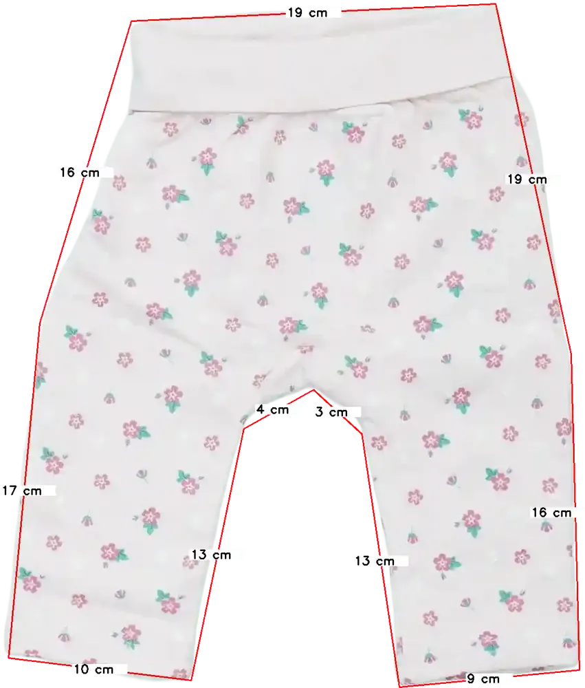 Rózsaszín Ergee Baby nadrág EU 68 / UK 3-6 hónap / US 3-6 hónap