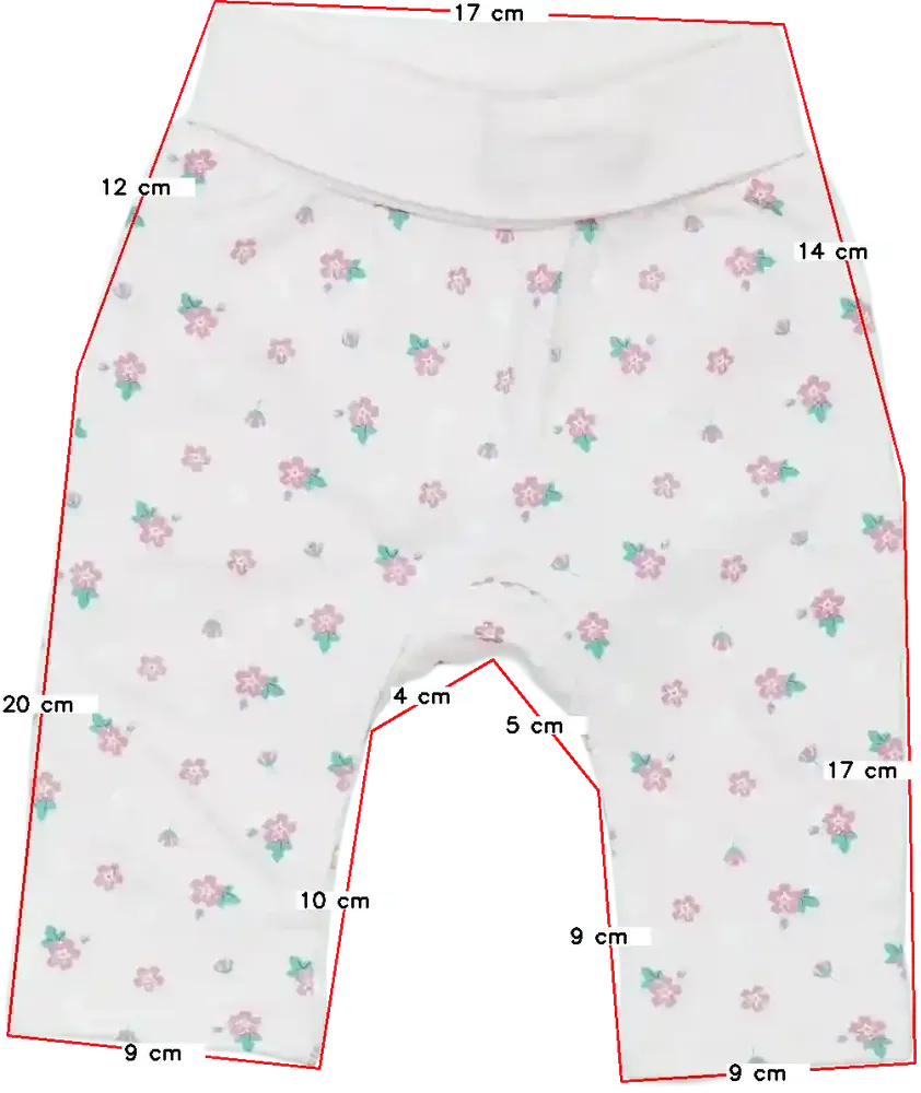 Rózsaszín Ergee Baby nadrág EU 56 / UK Újszülött / US Újszülött