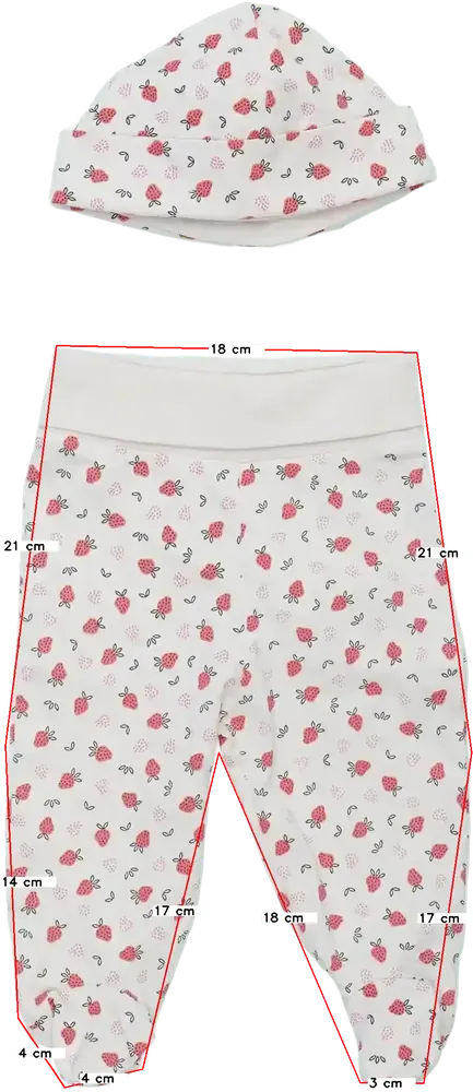 Pink Boboli 2-piece set - Top &amp; Bottom EU 56 / UK Newborn / US Newborn