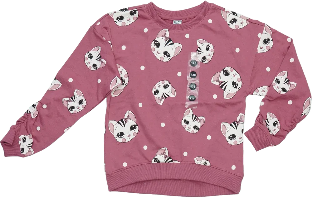 Rózsaszín DopoDopo Pulóver EU 128 / UK 8 év / US 8 év/M