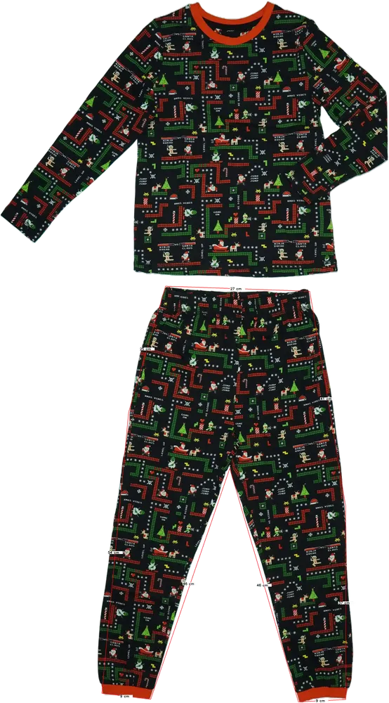 Fekete George Pizsama EU 134 / UK 9 év / US 9 év/L