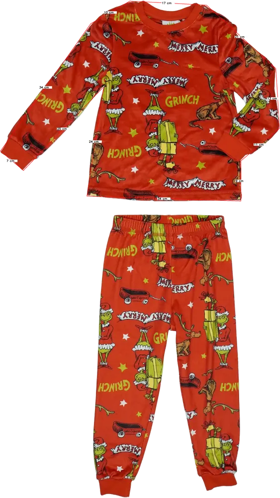 Piros George Pizsama EU 104 / UK 4 év / US 4T/XS