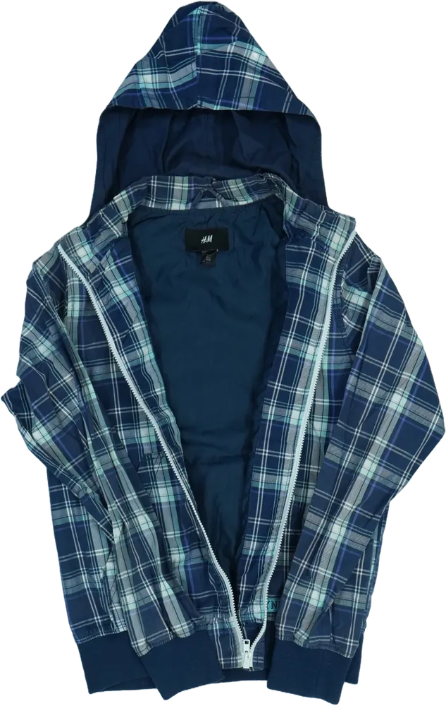 Kék H&amp;M Átmeneti kabát EU 164 / UK 14 év / US 14 év/XL