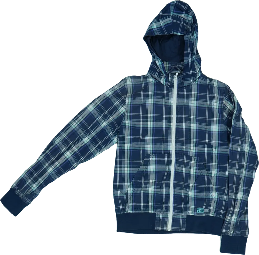 Kék H&amp;M Átmeneti kabát EU 164 / UK 14 év / US 14 év/XL