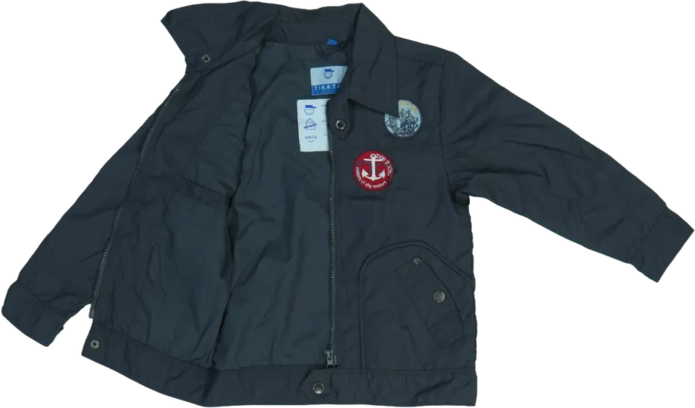 Szürke Tik&amp;Tak Átmeneti kabát EU 116 / UK 6 év / US 6 év/S