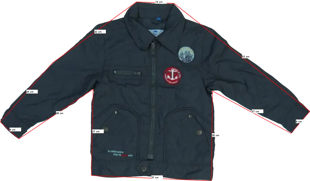 Szürke Tik&amp;Tak Átmeneti kabát EU 116 / UK 6 év / US 6 év/S