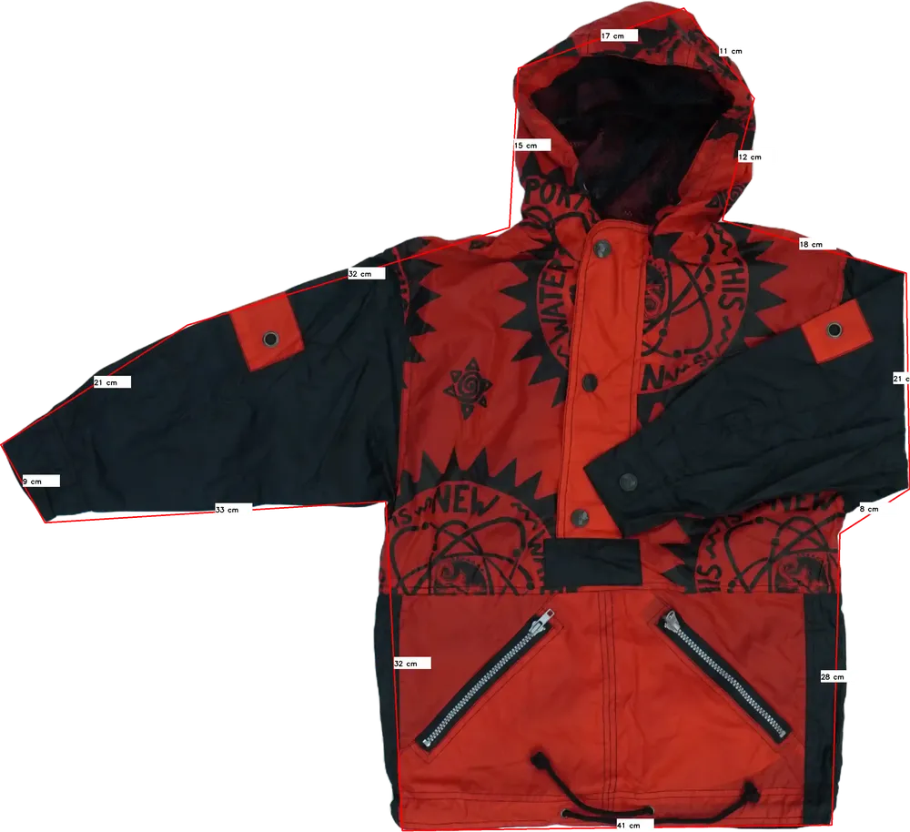 Piros Egyéb Átmeneti kabát EU 128 / UK 8 év / US 8 év/M