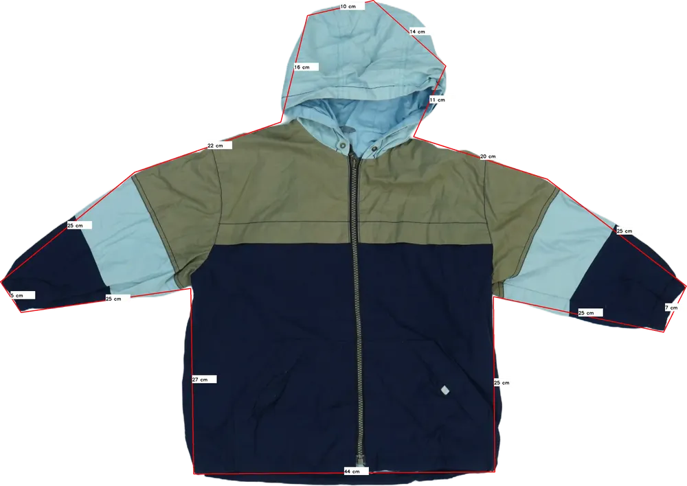 Többszínű Hummelsheim Széldzseki EU 110 / UK 5 év / US 5 év/XS