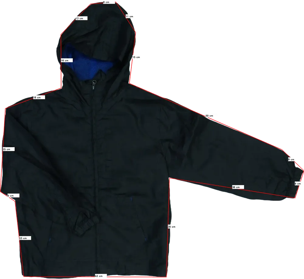 Fekete Rebel Átmeneti kabát EU 146 / UK 11 év / US 12 év/L