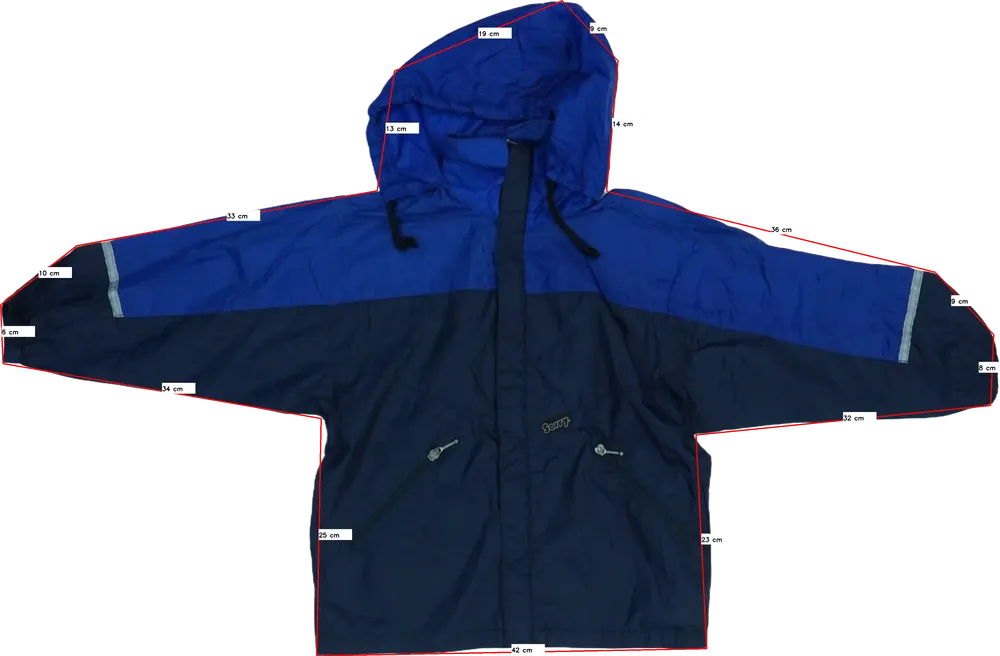 Kék Egyéb Átmeneti kabát EU 104 / UK 4 év / US 4T/XS