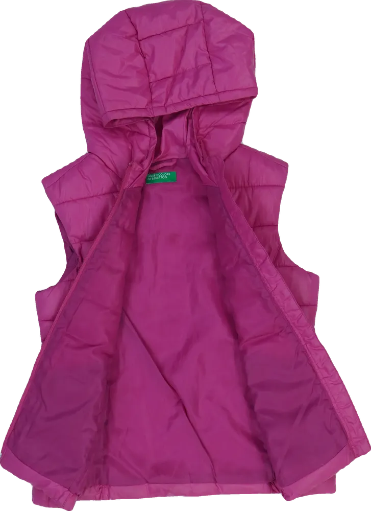 Rózsaszín Benetton Mellény EU 146 / UK 11 év / US 12 év/L