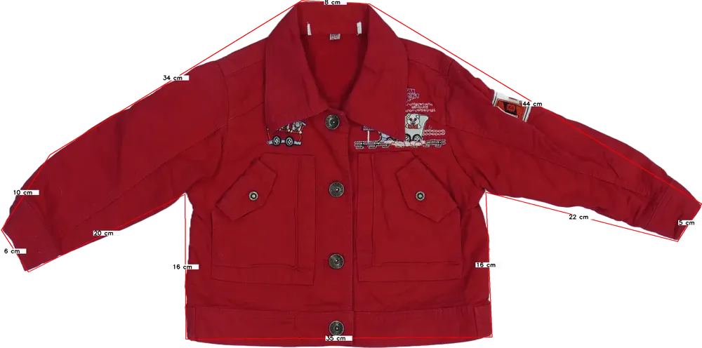 Piros Egyéb Farmerdzseki EU 92 / UK 2 év / US 2T