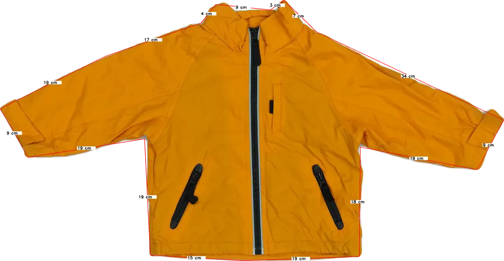 Sárga (narancs) H&amp;M Széldzseki EU 86 / UK 12-18 hónap / US 18 hónap