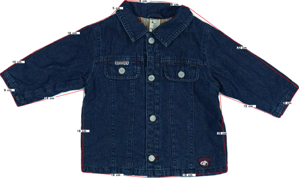 Kék H&amp;M Farmerdzseki EU 80 / UK 9-12 hónap / US 12 hónap